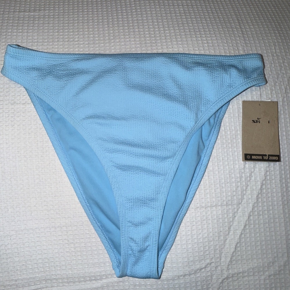 NWT Nike Swim Bikini Bottom Swimsuit Move To Zero Women's Size XL Textured